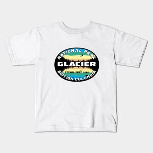 Glacier National Park British Columbia Canada Kids T-Shirt